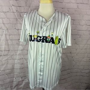 vintage rugrats pin Striped  baseball Jersey nickeloden adult medium